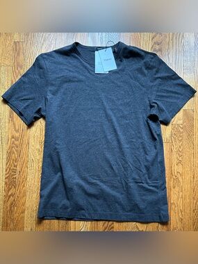 Theory Men's Crewneck T-Shirt in Charcoal